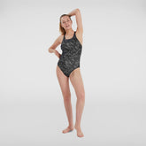 Hyperboom Medalist Swimsuit Black/Grey | Speedo for sale