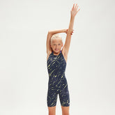 Girls' Fastskin Endurance+ Openback Kneeskin Navy | Speedo for sale