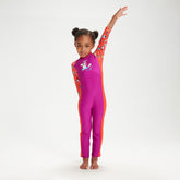 Infant Girls' Printed All-In-One Sun Suit Purple | Speedo sale