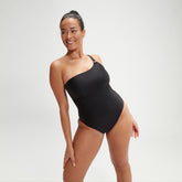 Shaping Asymmetric Swimsuit Black | Speedo near me