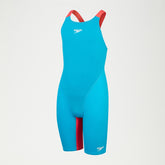 Girls Fastskin Junior Endurance+ Max Openback Kneeskin Blue/Red | Speedo outlet