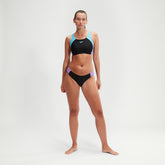 Colourblock Splice Bikini Black/Purple | Speedo discount