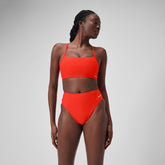 Solid Hi Waist Bottom Red | Speedo for sale