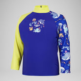 Boys' Digital Long Sleeve Rash Top Blue | Speedo outlet
