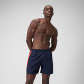 HyperBoom Splice 16" Swim Shorts Navy/Red | Speedo on sale