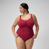 Plus Size Shaping AquaNite Swimsuit Red | Speedo US