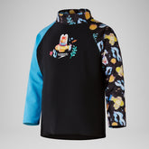 Boys' Digital Long Sleeve Rash Top Black/Grey | Speedo on sale