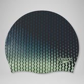 Printed Silicone Cap Black/Green | Speedo on sale