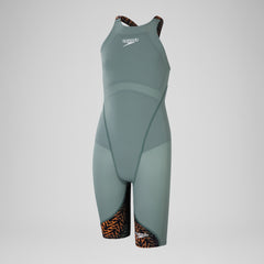 Girls' Fastskin LZR Ignite Kneeskin Green/Black | Speedo near me