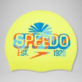 Printed Silicone Cap Yellow/Blue | Speedo outlet