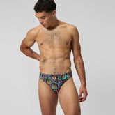 Beachstar 5cm Brief Black/Orange | Speedo on sale