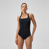 Racerback Swimsuit Black/Green | Speedo online