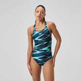 HyberBoom Allover Medalist Swimsuit DarkTeal/Green | Speedo outlet