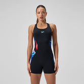 Digital Printed Legsuit Black/Blue | Speedo on sale