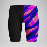 Boys' Club Training Printed Jammer Blue/Pink | Speedo near me