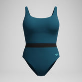 Shaping LuniaGlow Swimsuit DarkTeal/Black | Speedo near me