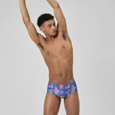 Club Training 13.5cm Printed Brief Navy/Pink | Speedo online