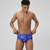 Club Training 13.5cm Printed Brief Blue/Pink | Speedo for sale