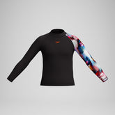 Boys' Digital Long Sleeve Rash Top Black | Speedo US