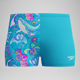 Boys' Learn to Swim Digital Printed Aquashort Blue | Speedo discount