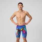 Fastskin LZR Pure Valor 2.0 High Waist Jammer Blue/Pink | Speedo online