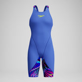 Girls' Fastskin LZR Ignite Kneeskin Blue/Pink | Speedo online