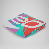 Printed Beach Towel Turquoise/Pink | Speedo near me