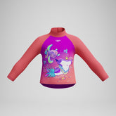 Girls' Digital Long Sleeve Rash Top Coral/Pink | Speedo outlet