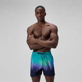 Redondo Edge Printed 40cm Swim Shorts Green/Blue | Speedo for sale
