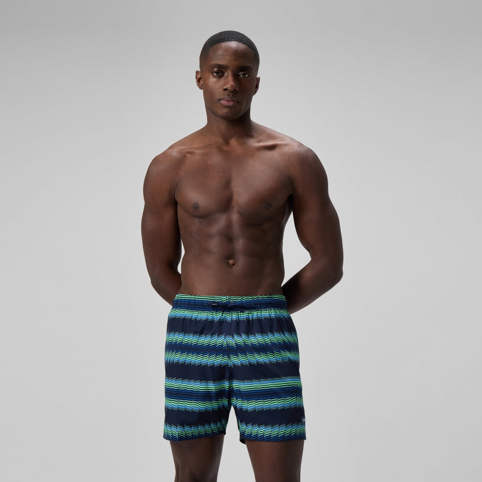 Redondo Edge Printed 40cm Swim Shorts Blue | Speedo discount