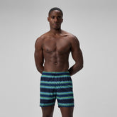 Redondo Edge Printed 40cm Swim Shorts Blue | Speedo discount