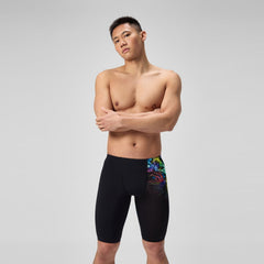Club Training Printed Jammer Black/Green | Speedo outlet