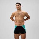 Endurance+ MAX Splice Aquashort Black/Turquoise | Speedo for sale