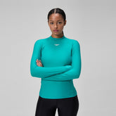 Long Sleeve Rashguard Turquoise | Speedo US
