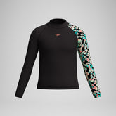 Boys Long Sleeve Rashguard Black/Orange | Speedo online