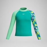 Boys Long Sleeve Rashguard Turquoise | Speedo US
