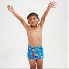 Infant Boys' Learn To Swim Aquashorts Blue/Yellow | Speedo online