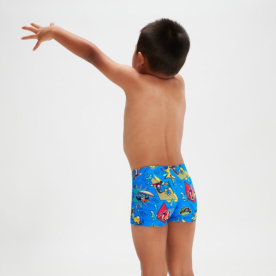 Infant Boys' Learn To Swim Aquashorts Blue/Yellow | Speedo online