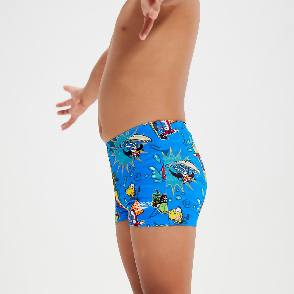 Infant Boys' Learn To Swim Aquashorts Blue/Yellow | Speedo online