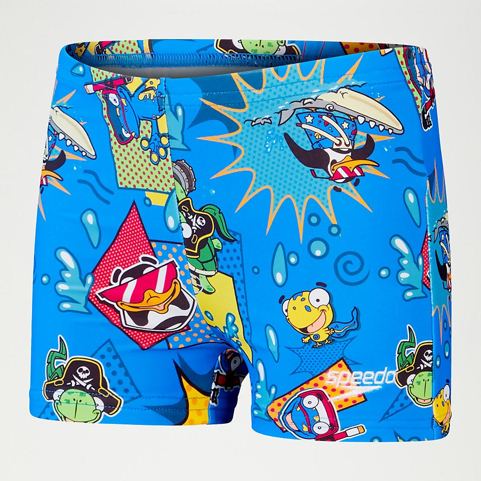 Infant Boys' Learn To Swim Aquashorts Blue/Yellow | Speedo online