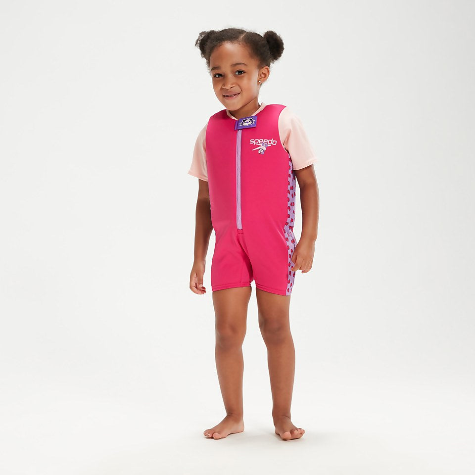 Infant Learn to Swim Aria Sea Otter Float Suit Pink | Speedo near me