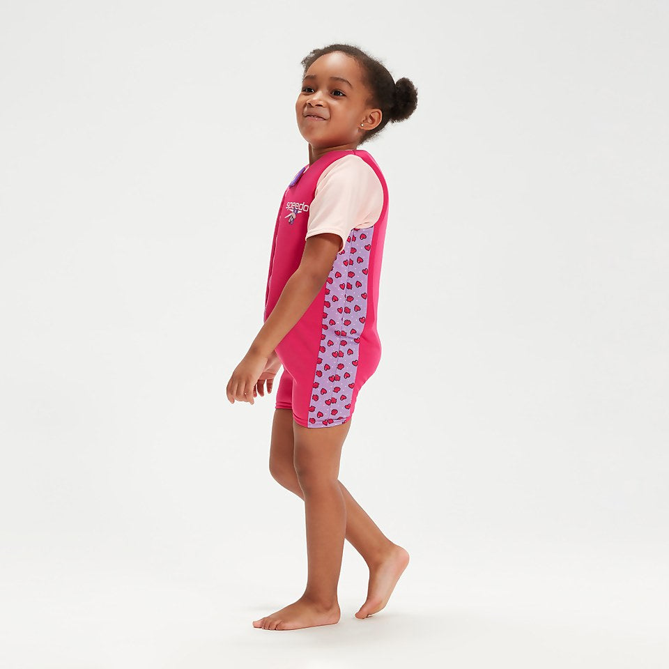 Infant Learn to Swim Aria Sea Otter Float Suit Pink | Speedo near me