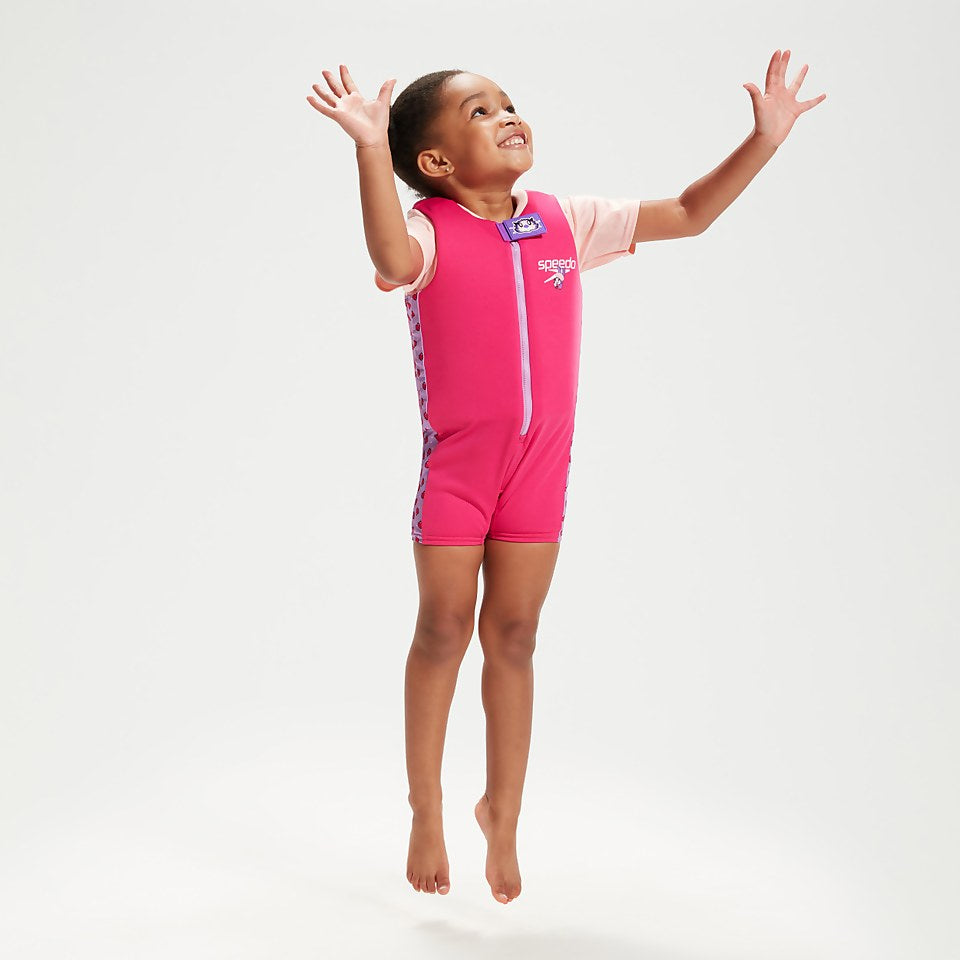 Infant Learn to Swim Aria Sea Otter Float Suit Pink | Speedo near me