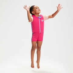 Infant Learn to Swim Aria Sea Otter Float Suit Pink | Speedo near me