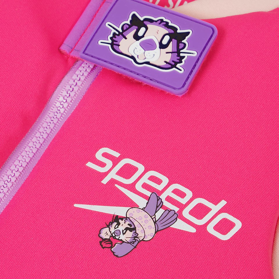 Infant Learn to Swim Aria Sea Otter Float Suit Pink | Speedo near me