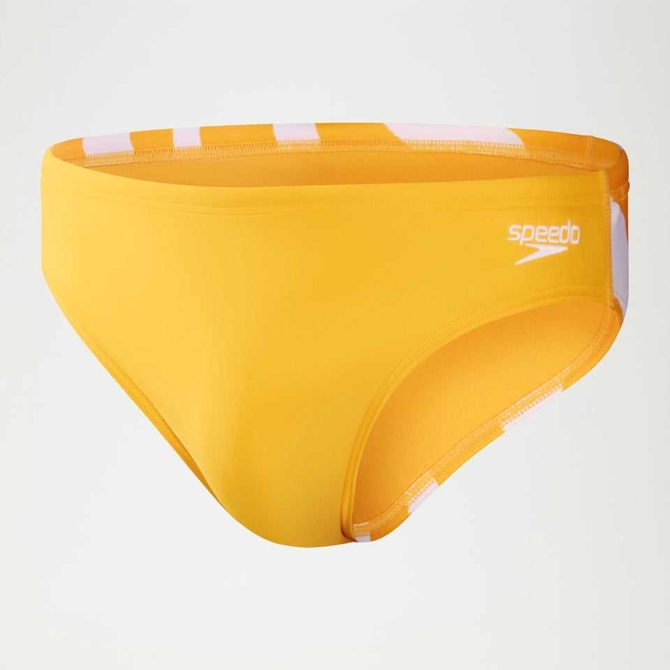 Escape 5cm Brief White/Yellow | Speedo on sale