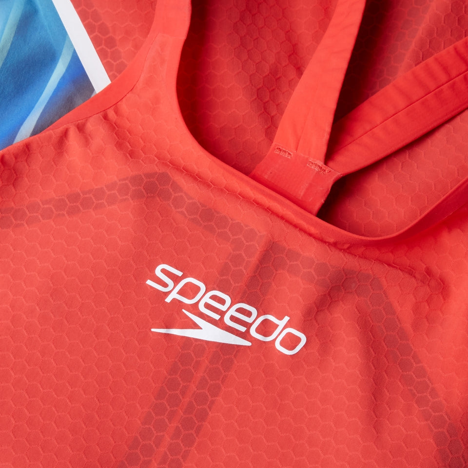 Fastskin LZR Pure Intent 2.0 Openback Kneeskin Red/Blue | Speedo outlet