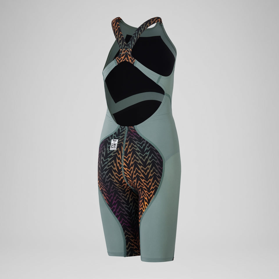 Girls' Fastskin LZR Ignite Kneeskin Green/Black | Speedo near me