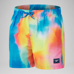 Boys' Digital Printed 13" Swim Short Blue/Yellow | Speedo near me