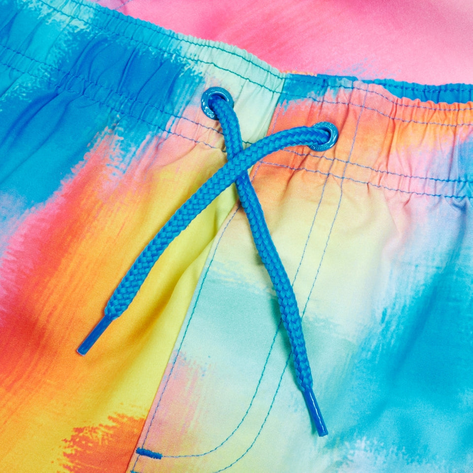 Boys' Digital Printed 13" Swim Short Blue/Yellow | Speedo near me
